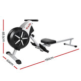Everfit 8 Level Rowing Exercise Machine - Front View