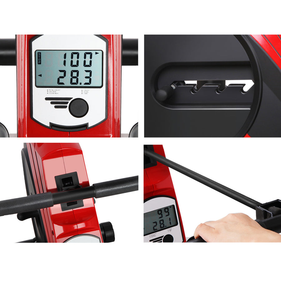 Everfit foldable rowing machine with elastic rope resistance and LCD, image 7