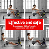 Everfit Rowing Machine 12 Levels Magnetic Rower Fitness Gym Cardio Workout - Top-Down View