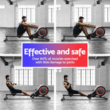 Everfit Rowing Machine 16 Levels Foldable Magnetic Rower Gym Cardio Workout - Top-Down View