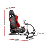 Artiss Racing Simulator Cockpit - Front View