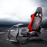 Artiss Racing Simulator Cockpit - Close-Up Angle