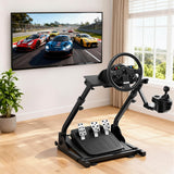 Artiss Racing Simulator Stand Foldable Racing Wheel Stand for Logitech G29 - Close-Up Angle