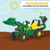 John Deere Rolly Kids Ride On Tractor with Loader & Digger RT811076
