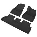 Weisshorn Car Rubber Floor Mats Compatible for Tesla Model 3 Front Rear - Front View