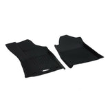 Weisshorn Durable Rubber Floor Mats for Toyota Hilux Dual Cab (2015-2022) - Side View