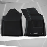 Weisshorn Durable Rubber Floor Mats for Toyota Hilux Dual Cab (2015-2022) - Low Angle