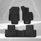 Weisshorn Car Rubber Floor Mats Front And Rear Compatible For Toyota RAV4 2019-2022 - Low Angle