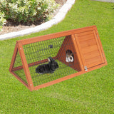 Little Buddies Wooden Triangle Rabbit Animal Hutch - 98cm - Extra Image