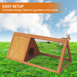 Little Buddies Wooden Triangle Rabbit Animal Hutch - 98cm - Extra Image