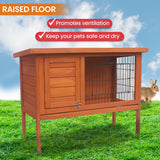 Little Buddies Wooden Pet Rabbit Hutch 2 Sections - Small - Extra Image