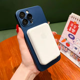 Luxury Magnetic Wireless Charging Matte Case For iPhone 16 15 14 Plus 13 12 11 Pro Max For Magsafe Camera Lens Protector Cover - Extra Image