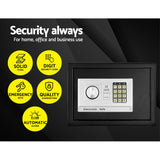 UL-TECH Security Safe Box 16L - Side View