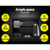 UL-TECH Security Safe Box 20L - Top-Down View