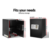 UL-TECH Security Safe Box Digital - Front View