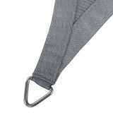 Instahut Shade Sail 3x3m Square 280GSM 98% Grey Shade Cloth - Side View