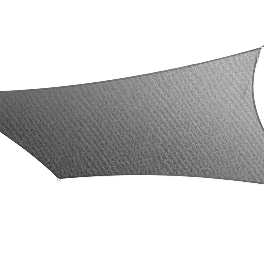 Instahut Premium 280gsm Rectangle Shade Sail Canopy - 3x4m Grey