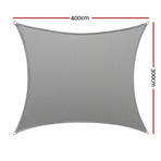 Instahut Shade Sail Cloth Shadecloth Rectangle Canopy 280gsm 3x4m