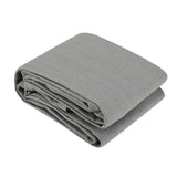 Instahut Premium 280gsm Rectangle Shade Sail Canopy - 3x4m Grey - Side View