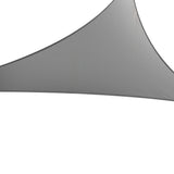 Instahut Premium Triangle Shade Sail Canopy - 280gsm, 5x5x7.1m, UV-Resistant Grey