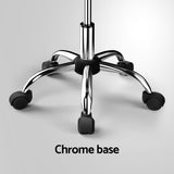 Artiss Salon Stool Swivel Chair Backrest Chairs - Rear View