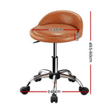 Artiss Salon Stool Swivel Chair Backrest Chairs - Front View