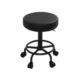 Artiss Salon Stool Round Swivel Chair - Top-Down View
