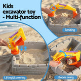 Keezi 2-in-1 Kids Sandpit Water Table Working Excavator Digger Sensory Play Toys - 45-Degree Angle