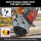 BAUMR-AG 400mm Professional Concrete Demolition Saw 94cc 2-Stroke, Wet and Dry Demo Cutting, 16' Diamond Blade, Anti-Vibration System