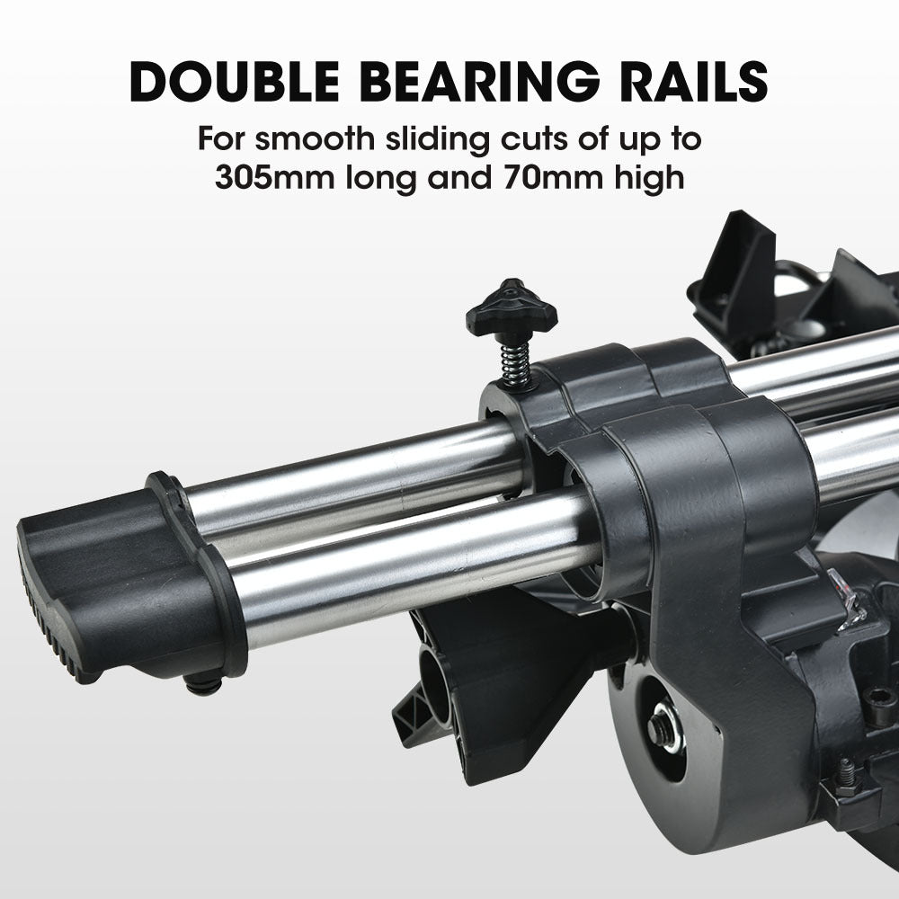 BAUMR-AG 210mm Sliding Compound Mitre Drop Saw