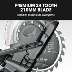 BAUMR-AG 210mm Sliding Compound Mitre Drop Saw