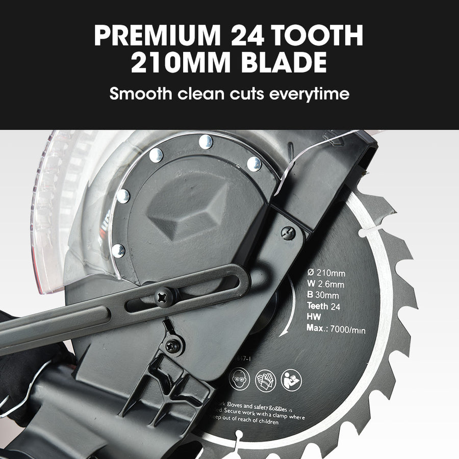 BAUMR-AG 210mm Sliding Compound Mitre Drop Saw