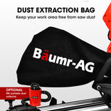 BAUMR-AG 210mm Sliding Compound Mitre Drop Saw and Adjustable Stand Combo - Extra Image