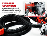 BAUMR-AG 125mm Wall Chaser with Dual Handles, Wet Cutting System, 4 Diamond Blades, Adjustable Depth - Close-Up Angle