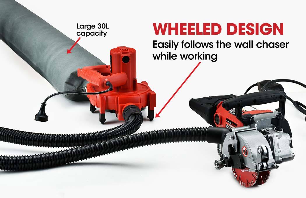 BAUMR-AG 900W Wall Chaser Vacuum Dust Collector for any models with 32mm connection