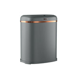 Devanti 38L Motion Sensor Bin Rubbish Automatic Grey - Side View