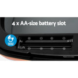 Devanti 38L Motion Sensor Bin Rubbish Automatic Grey - Rear View