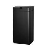 Devanti 45L Motion Sensor Bin Rubbish Automatic Black - Close-Up Angle