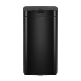 Devanti 45L Motion Sensor Bin Rubbish Automatic Black - Side View