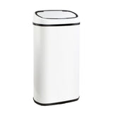 Devanti 58L Motion Sensor Bin Rubbish Automatic White - Low Angle