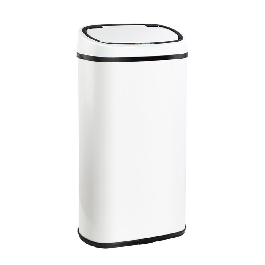 Devanti 58L Motion Sensor Bin Rubbish Automatic White, image 8