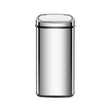 Devanti 68L Motion Sensor Bin Rubbish Automatic Silver - Side View