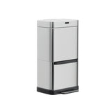Devanti 70L Motion Sensor Bin Pedal Bins Automatic Siver - Front View