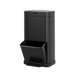 Devanti 70L Motion Sensor Bin Pedal Bins Automatic Black - Close-Up Angle