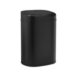 Devanti 82L Motion Sensor Bin Rubbish Automatic Black - Side View