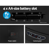 Devanti 82L Motion Sensor Bin Rubbish Automatic Black - Rear View