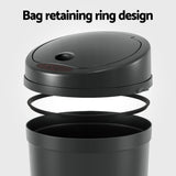 Devanti Sensor Bin Motion Rubbish Bins Kitchen Automatic Trash Can Black 9L - 45-Degree Angle