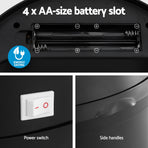 Devanti Sensor Bin Motion Rubbish Bins Kitchen Automatic Trash Can Black 9L