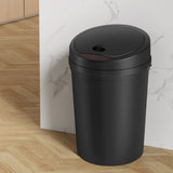 Devanti Sensor Bin Motion Rubbish Bins Kitchen Automatic Trash Can Black 9L - Close-Up Angle