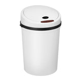Devanti Sensor Bin Motion Rubbish Bins Kitchen Automatic Trash Can White 9L - Side View